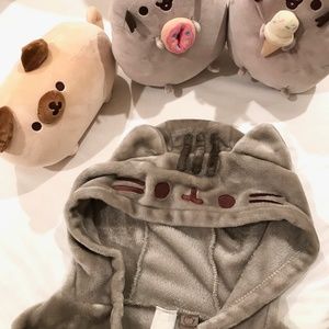 Pusheen Kigurumi Hooded One Piece Zip-up Onesie